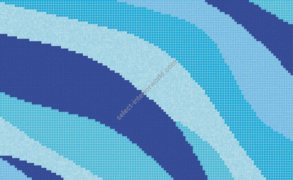 Bisazza / Mosaico - Decorations / Onde 20 Celeste (Pools)