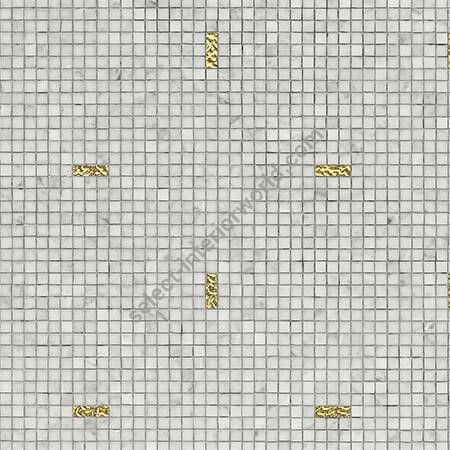 Bisazza / Marmosaico - Decorations / Palestro Bianco Oro Giallo