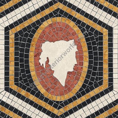 Bisazza / Marmosaico - Decorations / Piazza Scala Nero Cameo