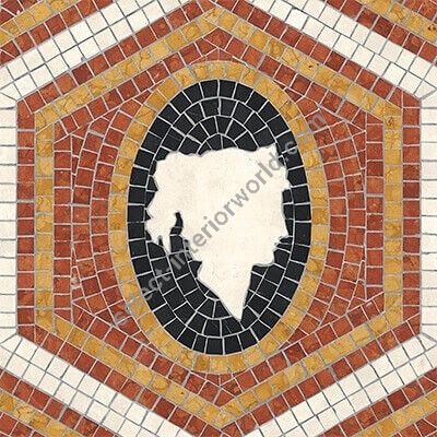 Bisazza / Marmosaico - Decorations / Piazza Scala Rosso Cameo