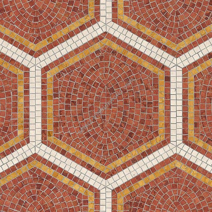 Bisazza / Marmosaico - Decorations / Piazza Scala Rosso