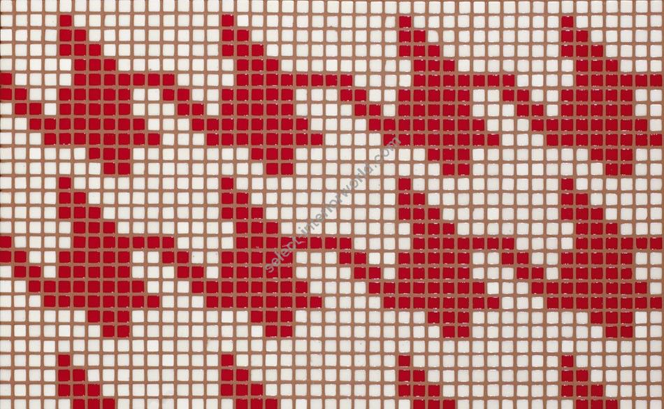 Bisazza / Mosaico - Decorations / Pied De Poule Rosso (Flooring)