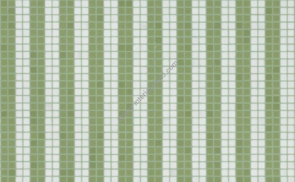 Bisazza / Mosaico - Decorations / Pinstripe Green (Flooring)