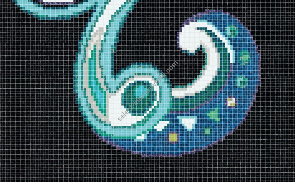 Bisazza / Mosaico - Decorations / Pizzo Blu (Modern)