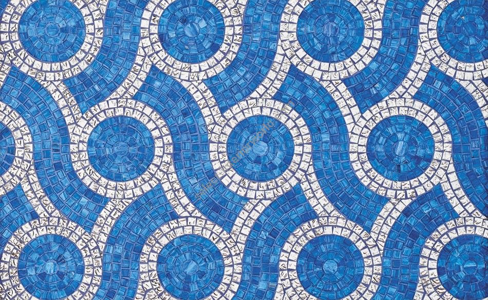 Bisazza / Mosaico - Decorations / Plait Blue (Modern)
