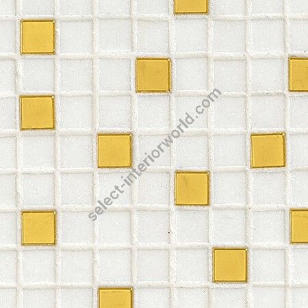 Bisazza / Mosaico - Blends / Prince White (Gold blends)