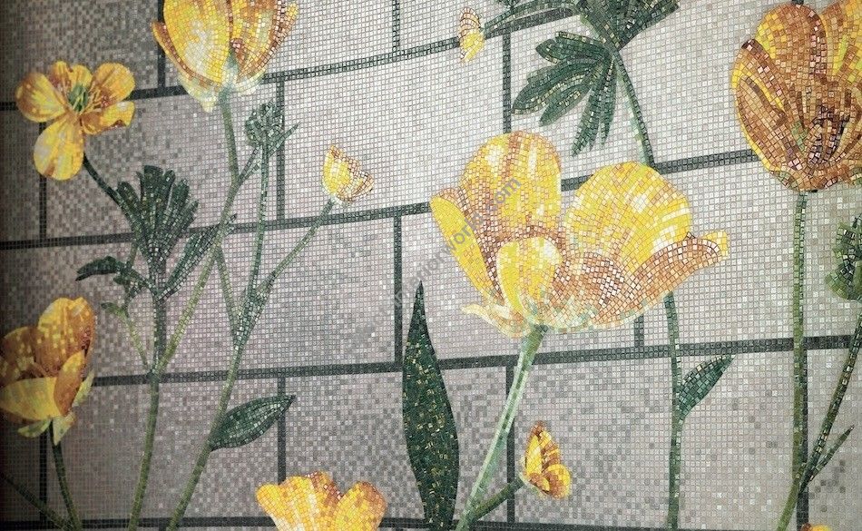 Bisazza / Mosaico - Decorations / Ranunculus (Flora)