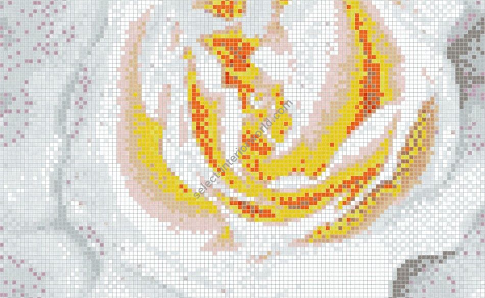 Bisazza / Mosaico - Decorations / Rosa Bianca (Pools)