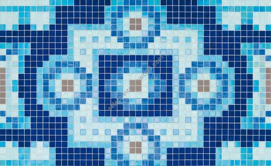 Bisazza / Mosaico - Decorations / Silk Blue (Modern)