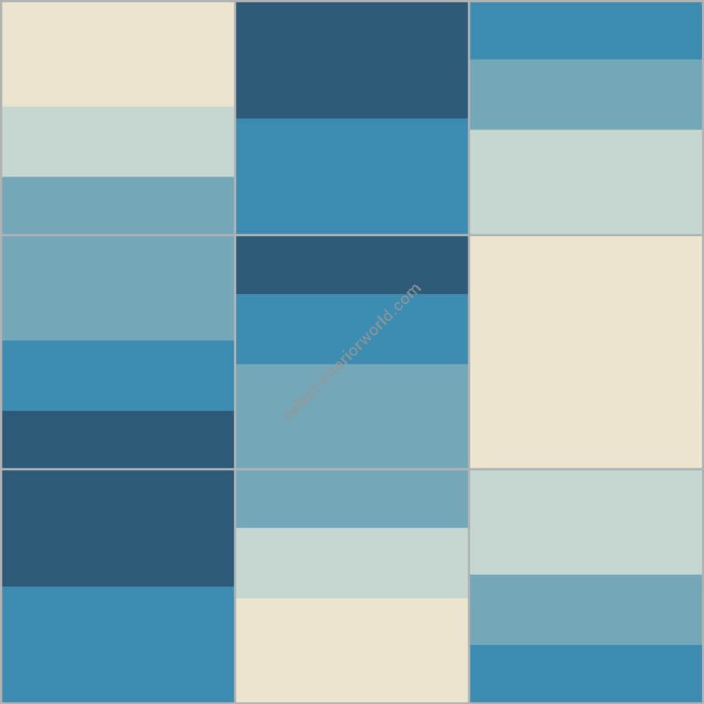 Bisazza / Cementiles / Swing Indigo