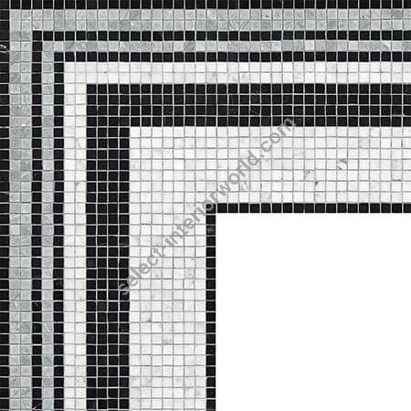 Bisazza / Marmosaico - Decorations / Tortona Nero