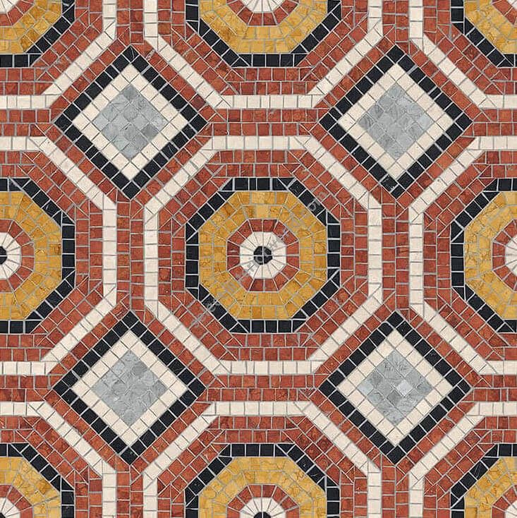 Bisazza / Marmosaico - Decorations / Verri Rosso