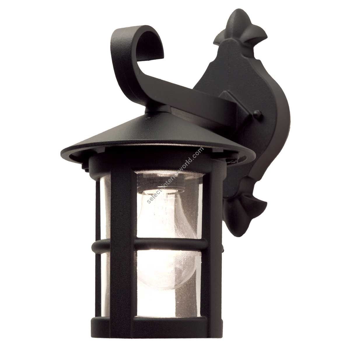 Elstead Lighting / Outdoor Wall Lights / Hereford 1 Down Lantern Black