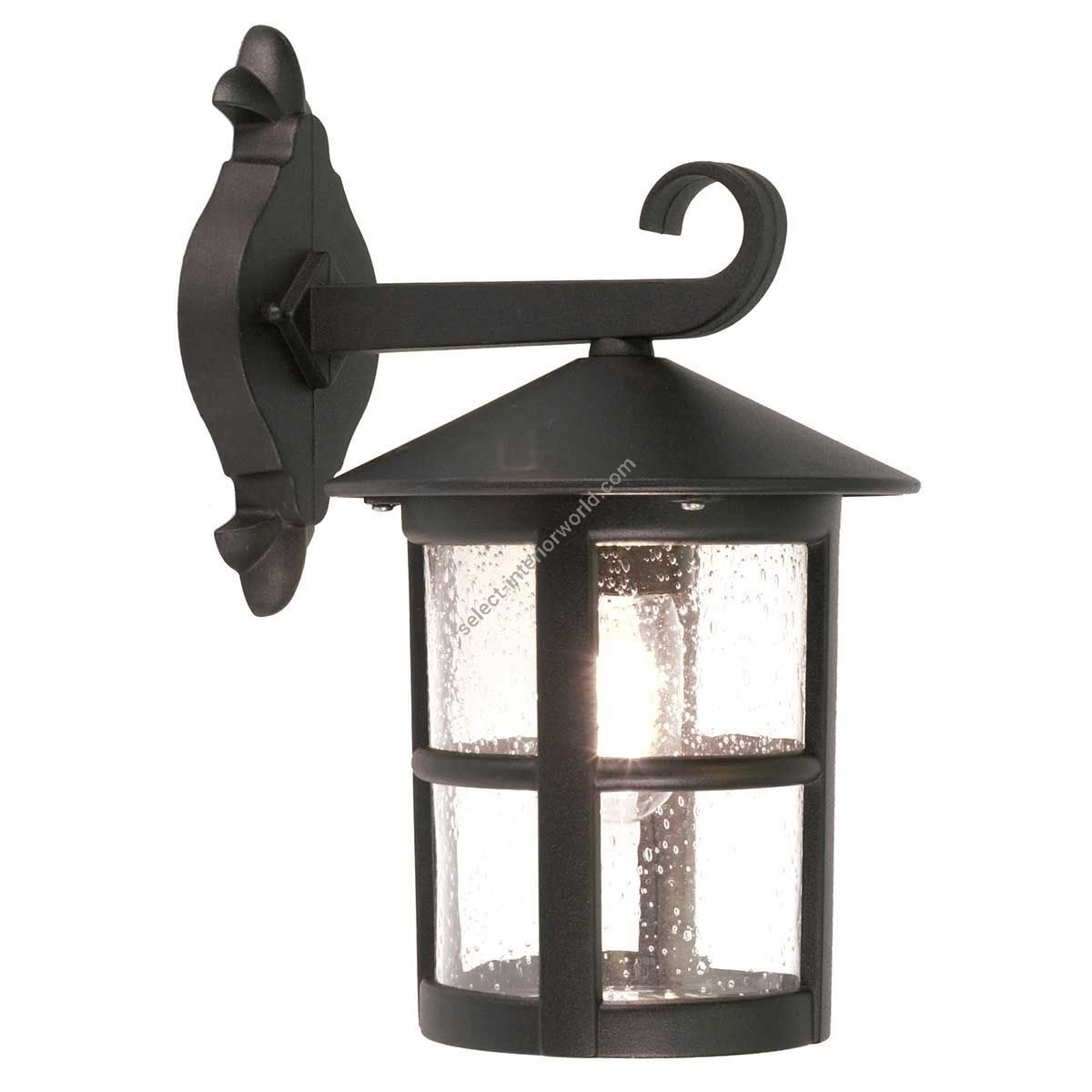 Elstead Lighting / Outdoor Wall Lights / Hereford Large Down Black