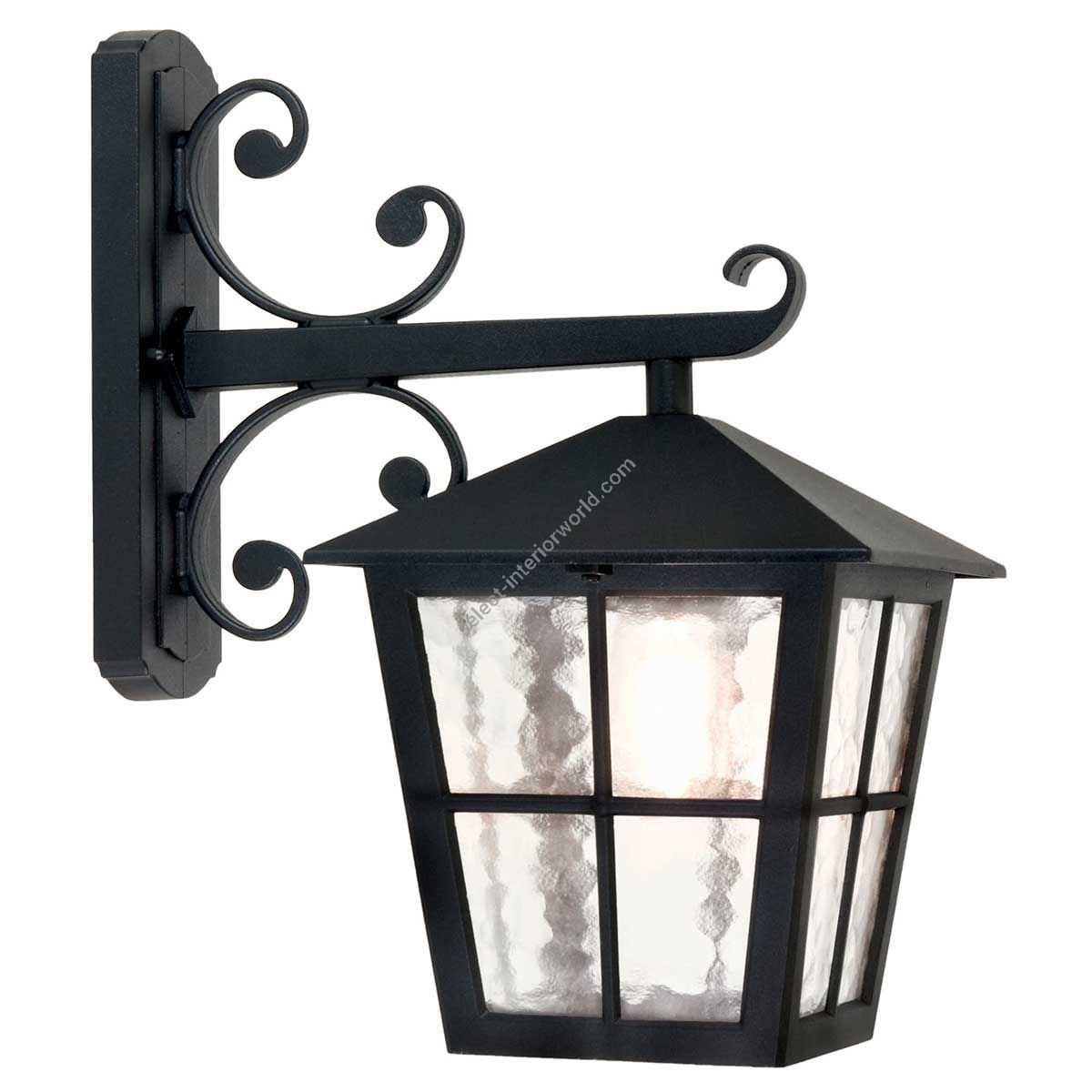 Elstead Lighting / Outdoor Wall Lights / Canterbury Down Lantern Black