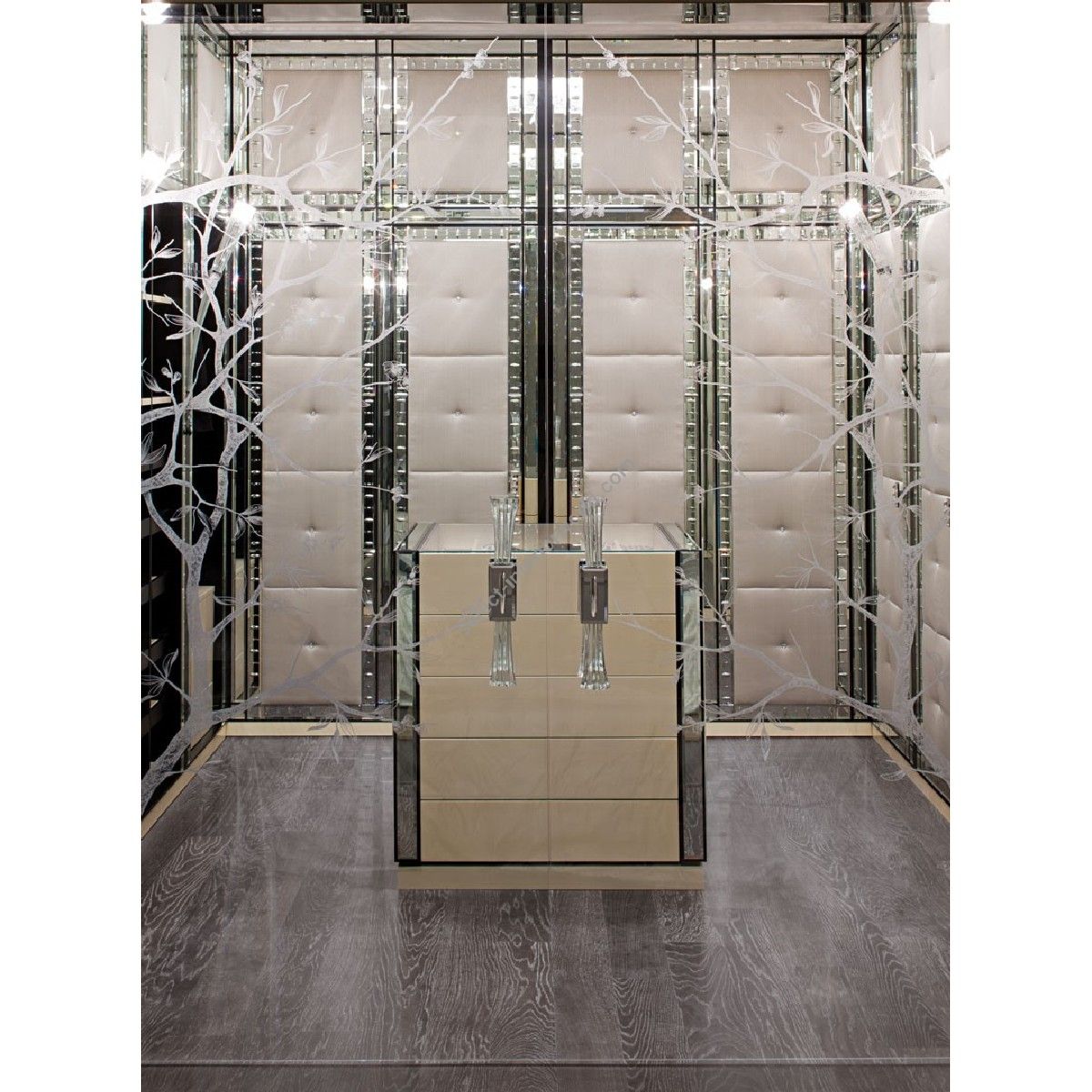 Arte Veneziana / Hinged Doors / Blossom Art Déco DDX-GLF-009-RD40