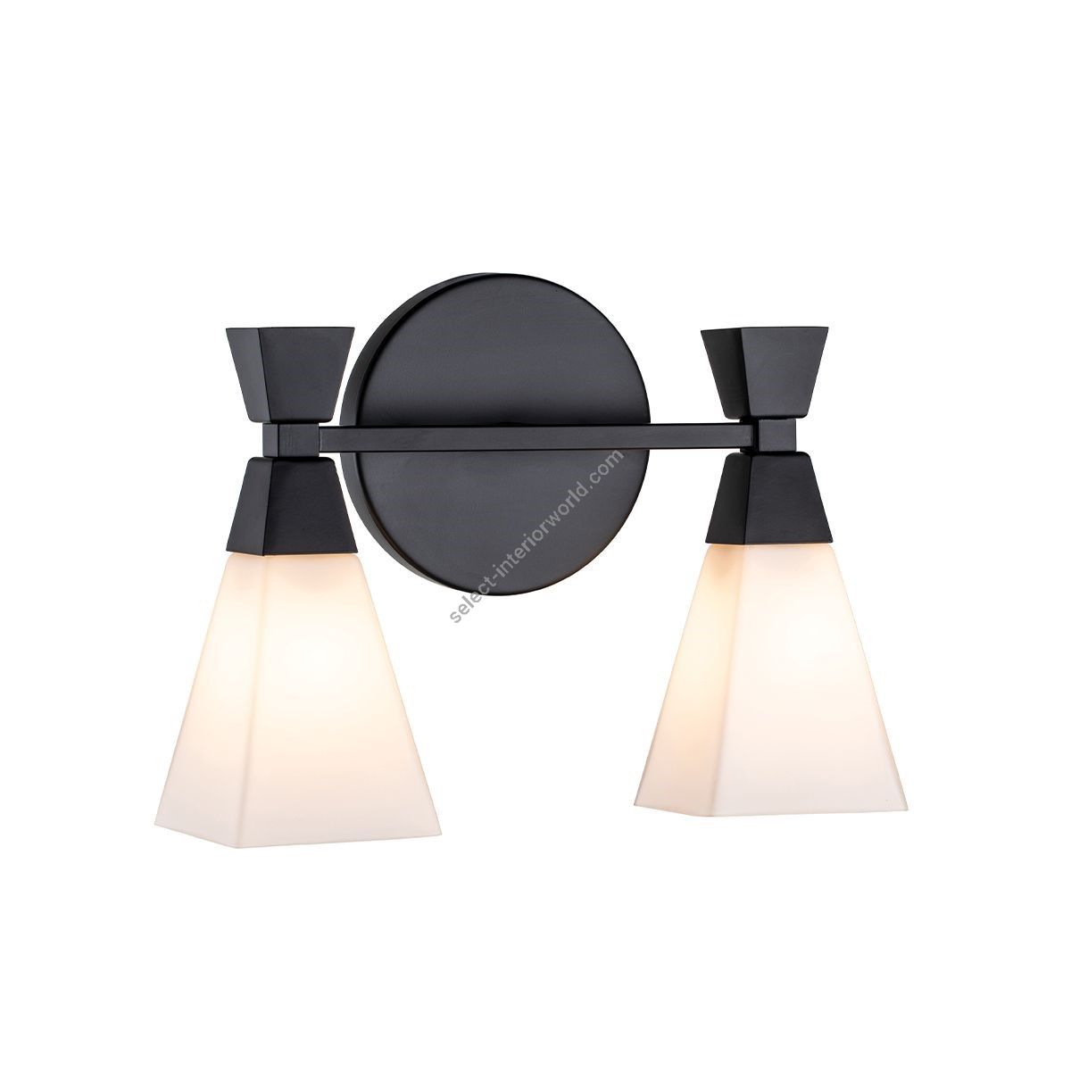 Elstead Lighting / Wall Lights / Bowtie 2lt Wall Light - Matte Black