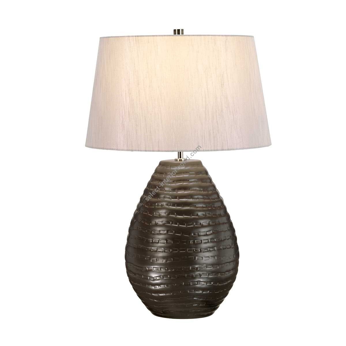 Elstead Lighting / Table Lamps / Brunswick 1 with Silver Shade