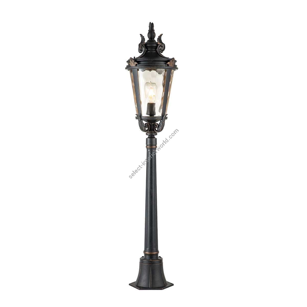 Elstead Lighting / Outdoor Post Lights / Baltimore 1 Medium Pillar Weathered Bronze
