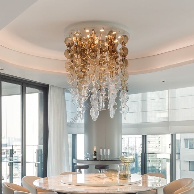 Glass & Glass Murano / Chandeliers / Tondi BV 25-01 Custom Project