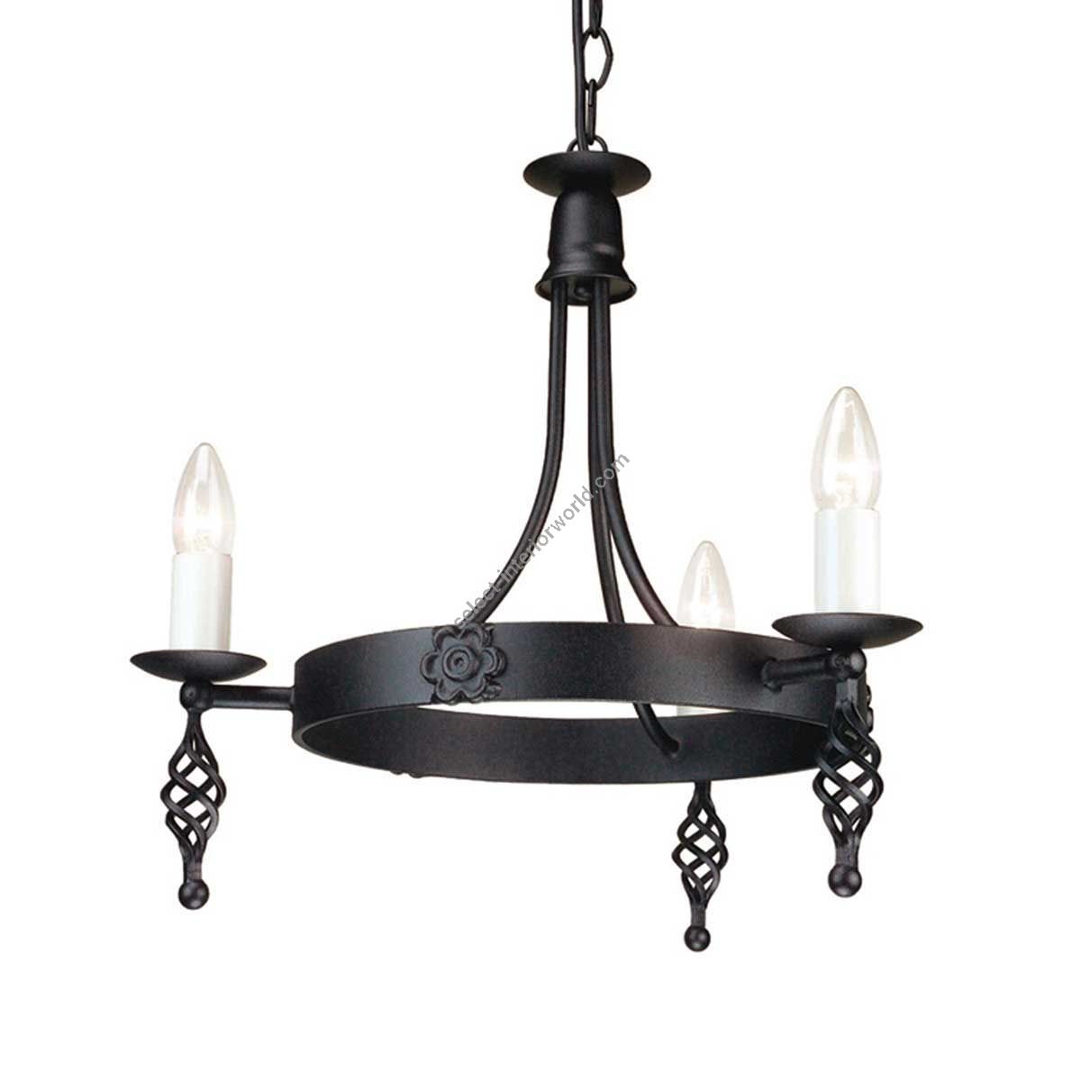 Elstead Lighting / Chandeliers / Belfry 3 Black
