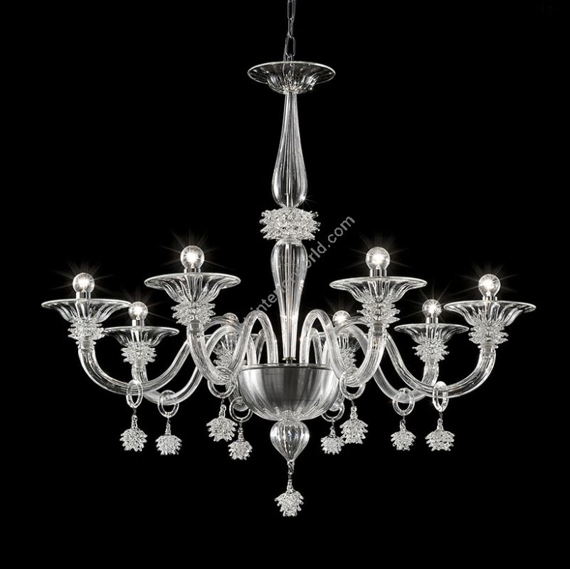 Glass & Glass Murano / Chandeliers / Traditional Venetian chandeliers C-1940/8