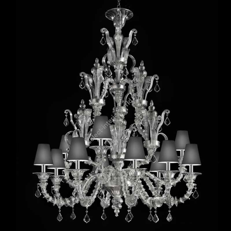 Glass & Glass Murano / Chandeliers / Traditional Venetian chandeliers C-1985/12P