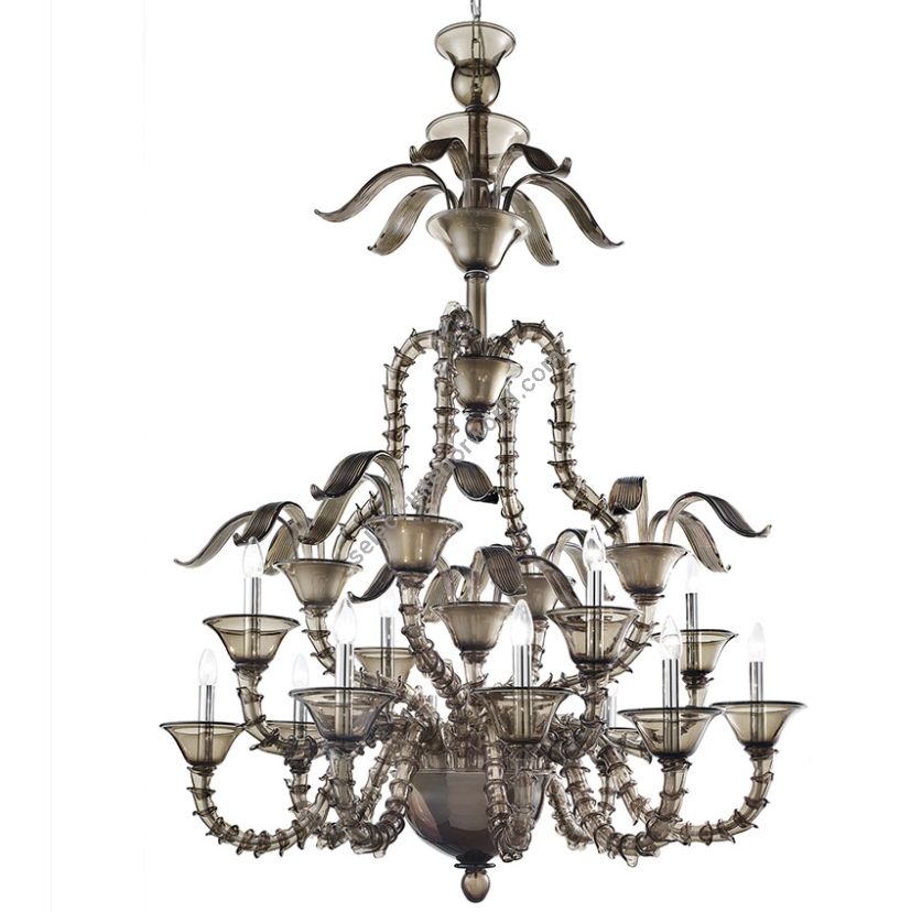 Glass & Glass Murano / Chandeliers / Traditional Venetian chandeliers C-Londra/12
