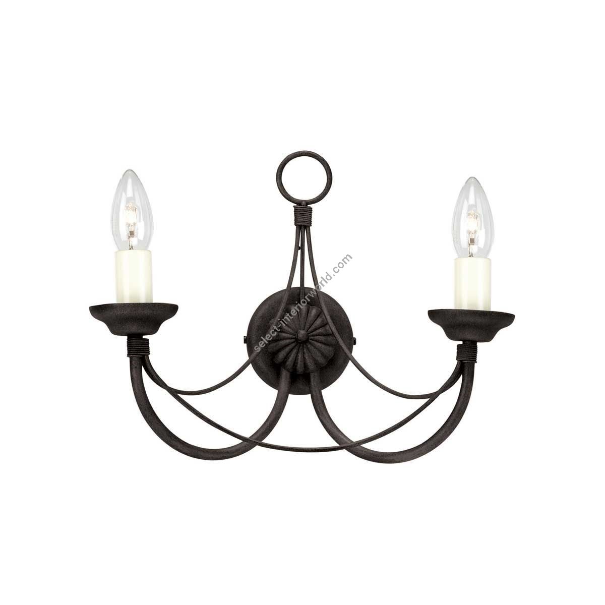Elstead Lighting / Wall Lights / Carisbrooke 2 Black