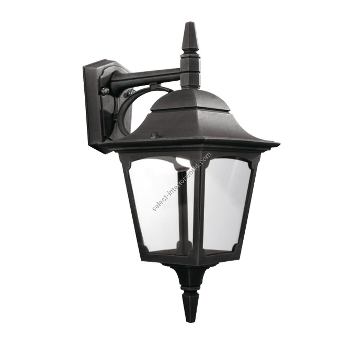 Elstead Lighting / Outdoor Wall Lights / Chapel 1 Down Lantern Black