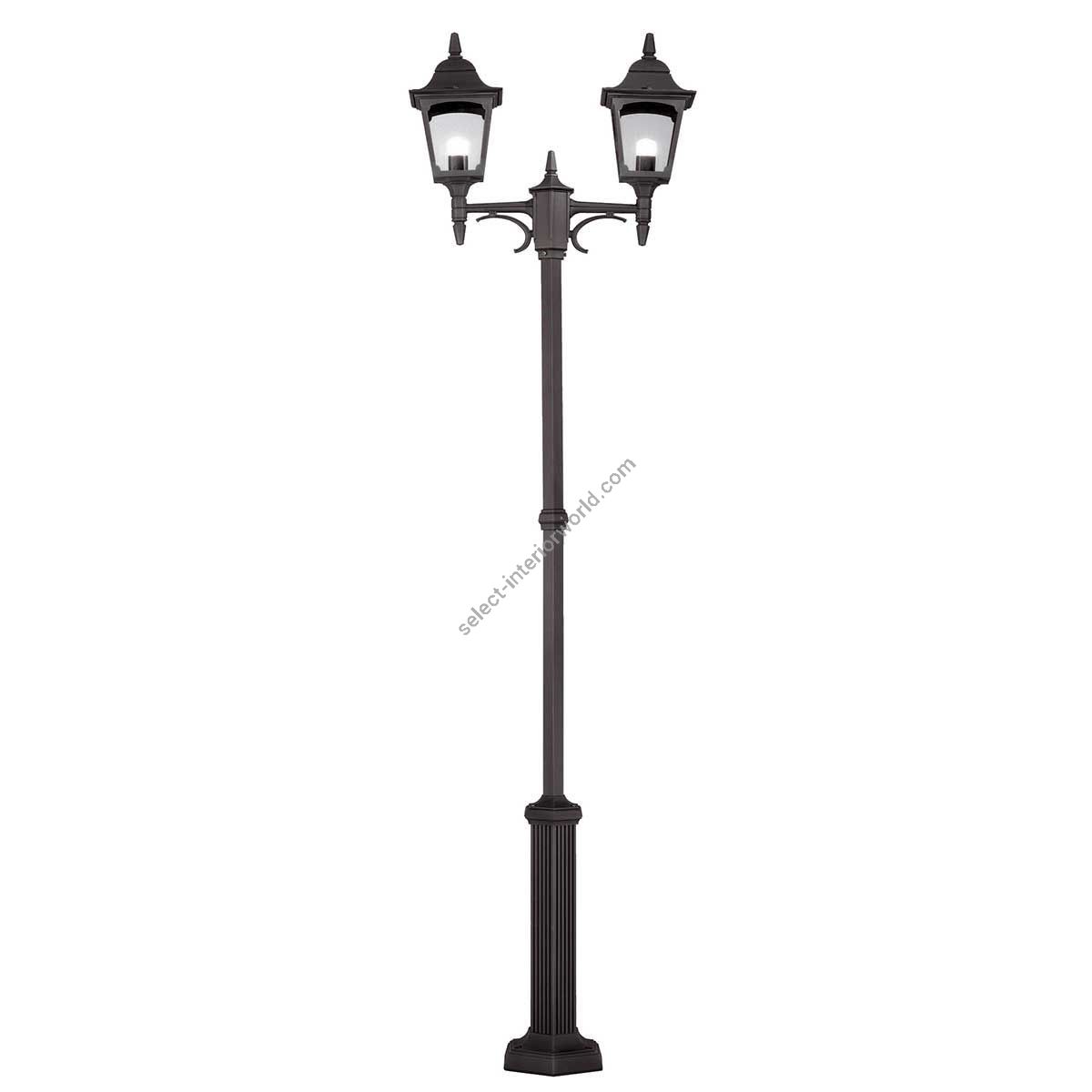 Elstead Lighting / Outdoor Post Lights / Chapel Twin Black