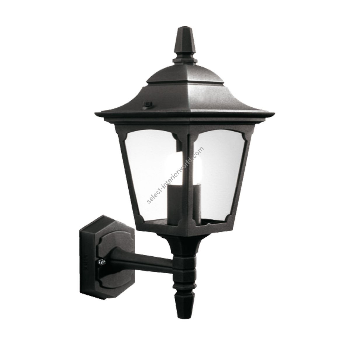 Elstead Lighting / Outdoor Wall Lights / Chapel Mini Up Lantern Black