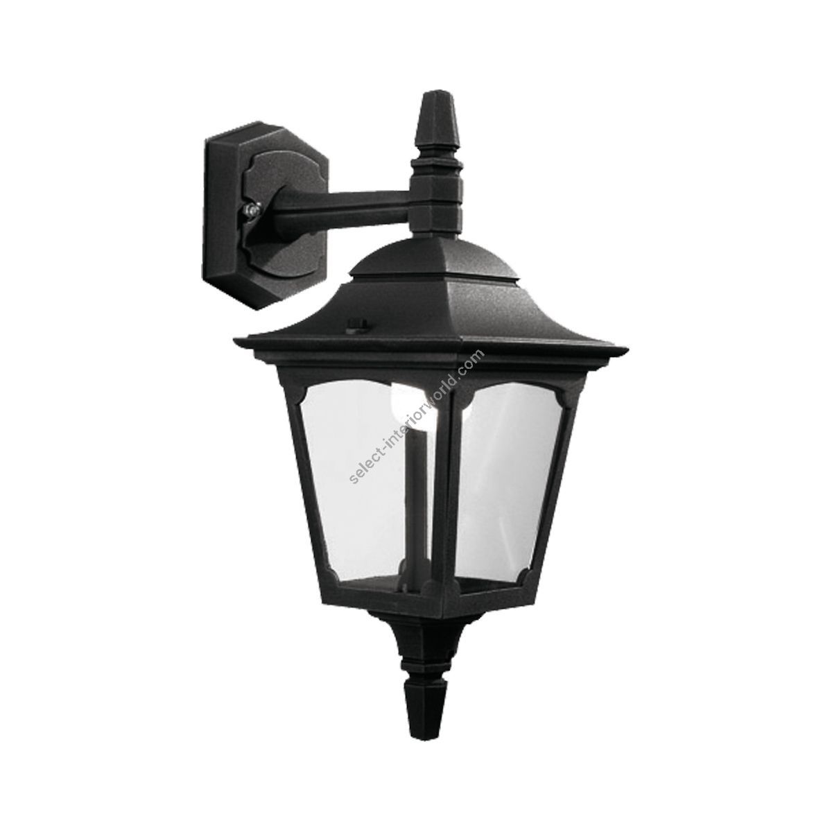 Elstead Lighting / Outdoor Wall Lights / Chapel Mini Down Lantern Black