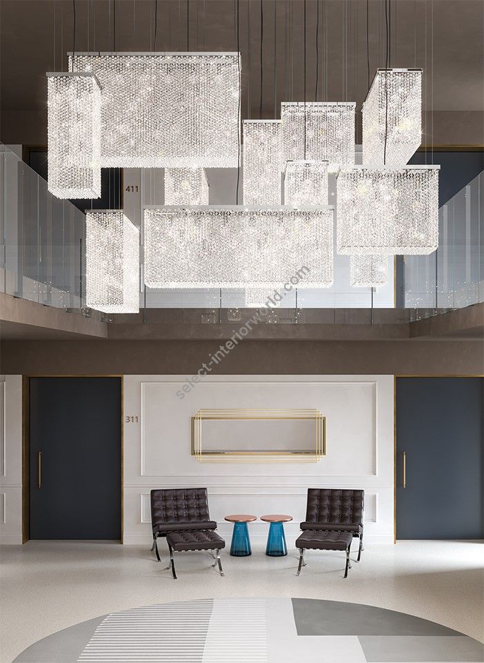 Masiero / Pendants & Suspension Lights / CUBO COMBO S12 200 SQ