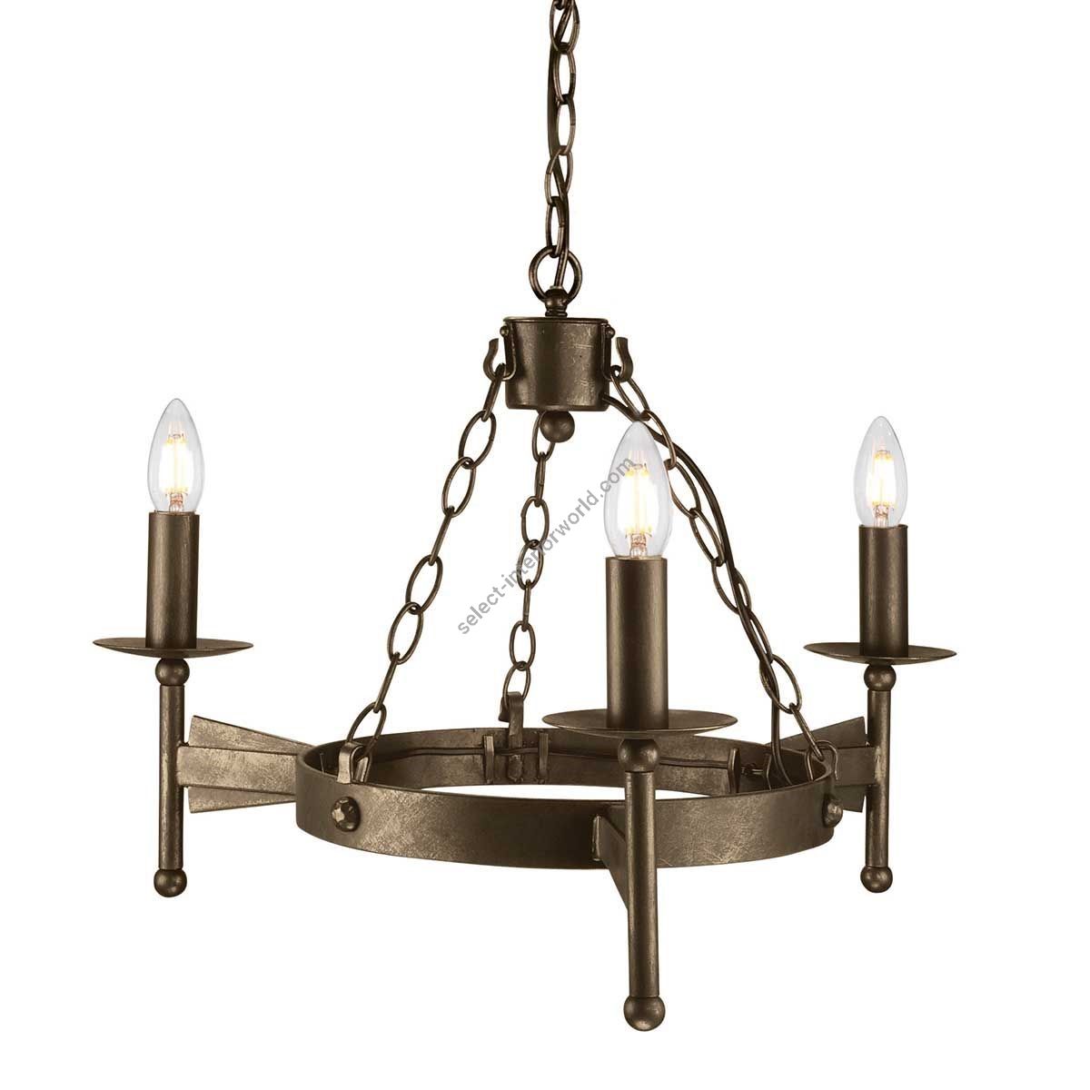Elstead Lighting / Chandeliers / Cromwell 3 Old Bronze
