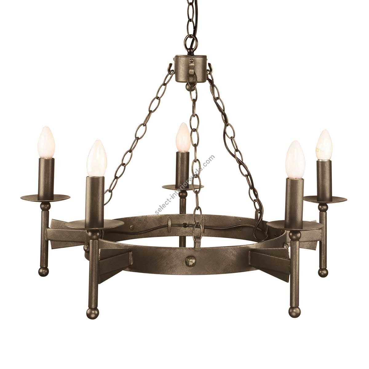 Elstead Lighting / Chandeliers / Cromwell 5 Old Bronze