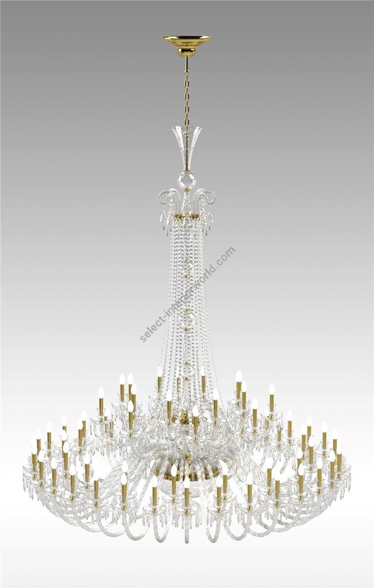 Italian Luxury Lighting / Chandeliers / Elegance Large Crystal 64 Lights D1201 064