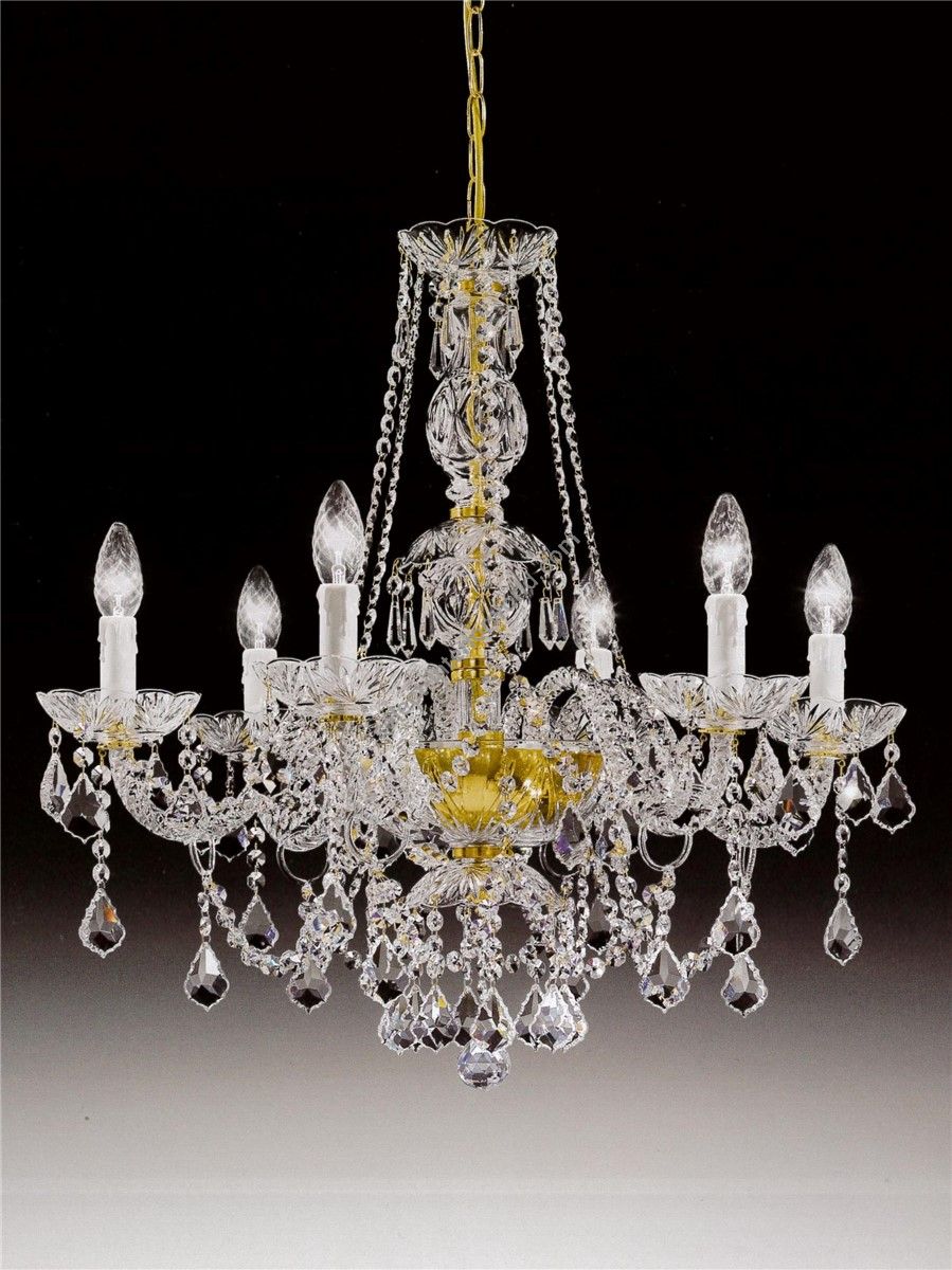 Italian Luxury Lighting / Chandeliers / Elegance Crystal 6 Lights D1303 006