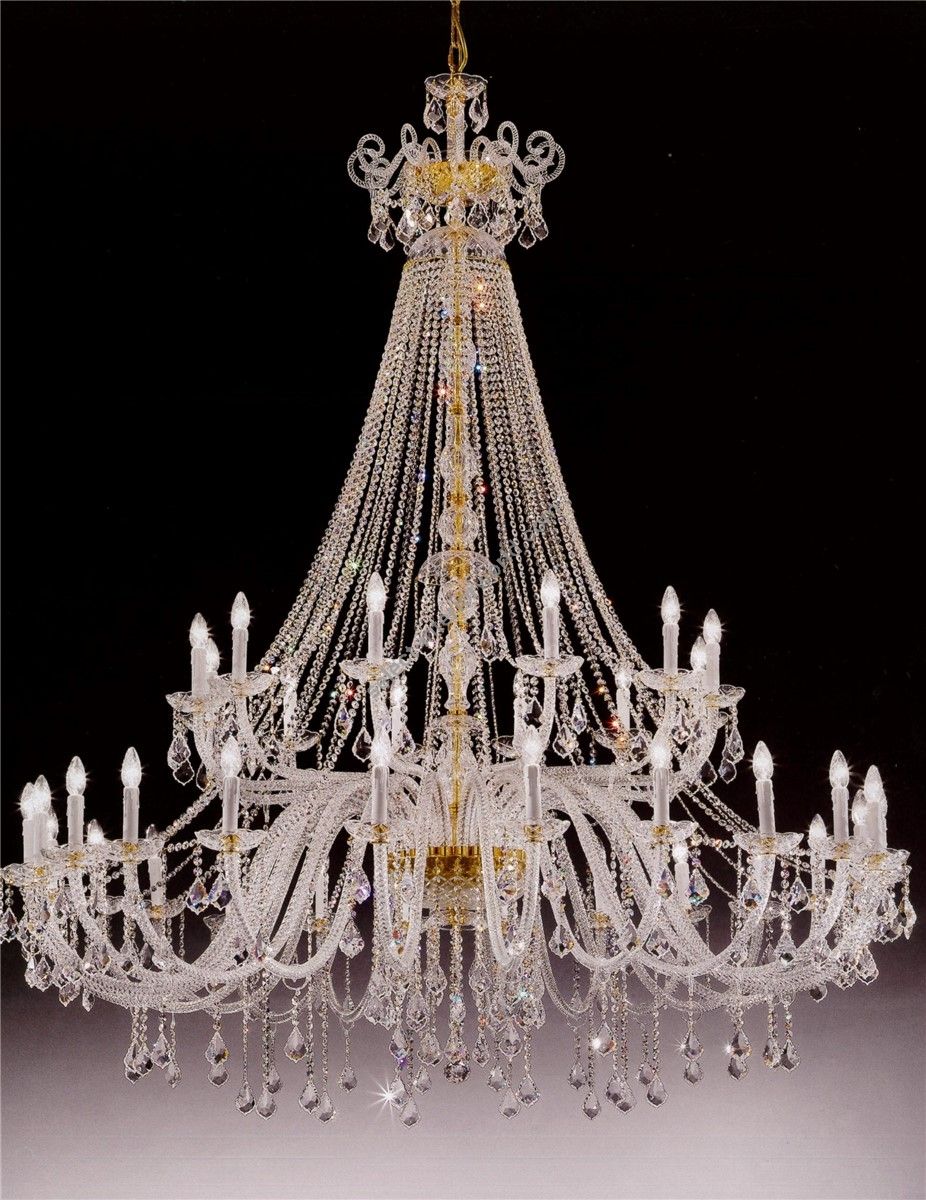 Italian Luxury Lighting / Chandeliers / Elegance Crystal 36 Lights D1305 036