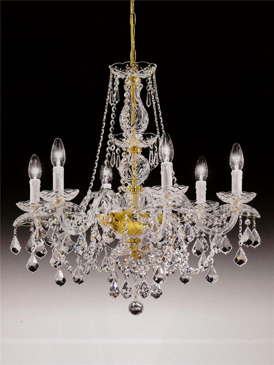 Italian Luxury Lighting / Chandeliers / Elegance Crystal 6 Lights D1306 006