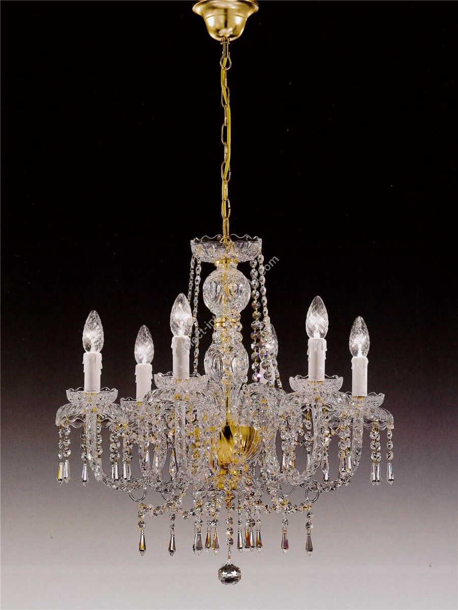 Italian Luxury Lighting / Chandeliers / Elegance Crystal 6 Lights D1310 006