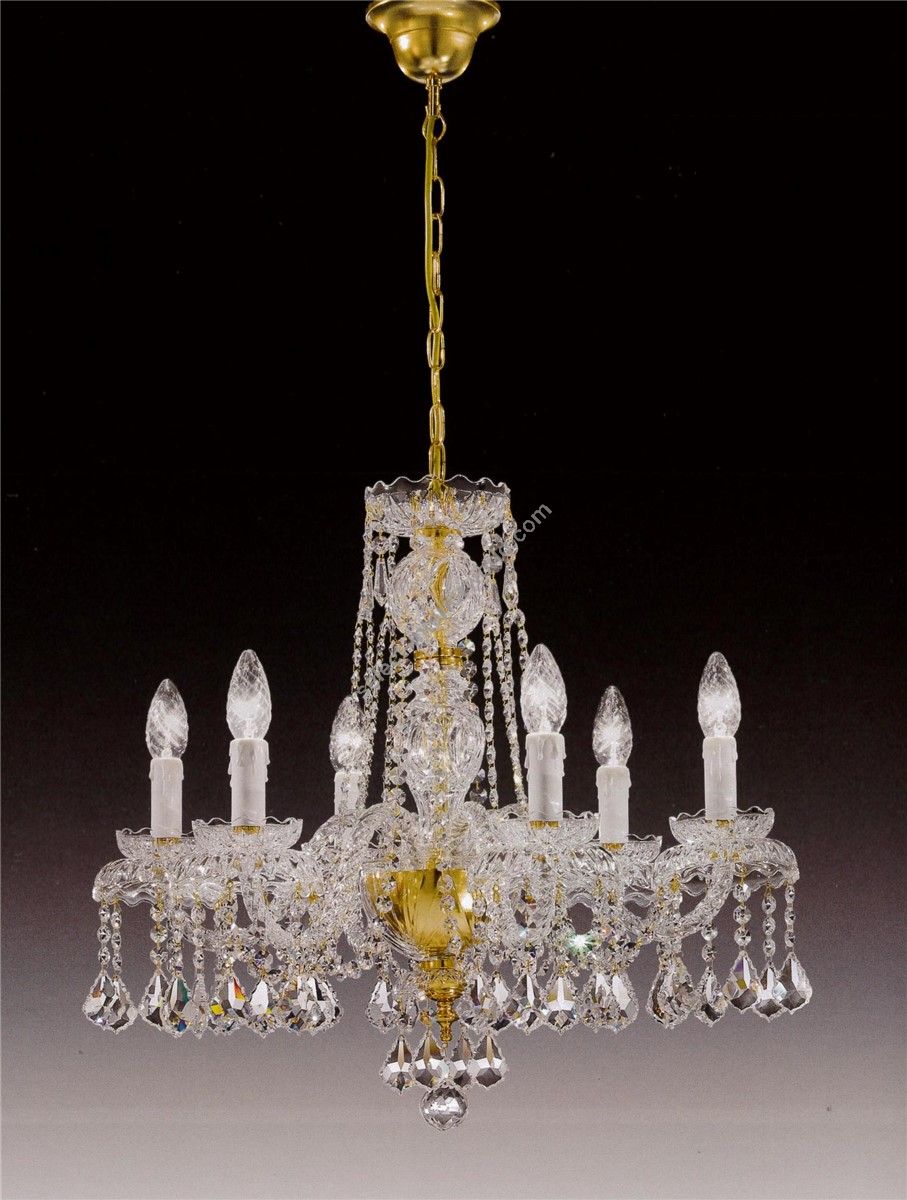 Italian Luxury Lighting / Chandeliers / Elegance Crystal 6 Lights D1317 006
