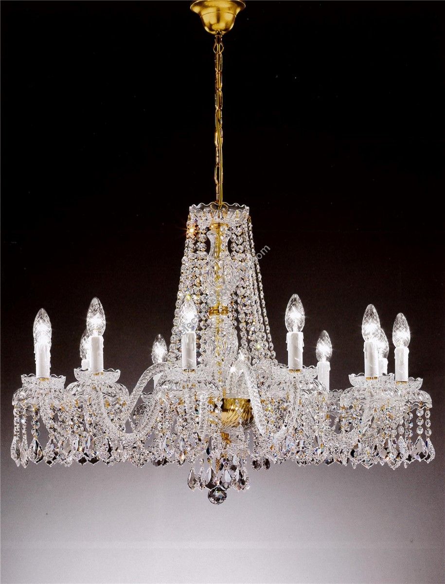 Italian Luxury Lighting / Chandeliers / Elegance Crystal 12 Lights D1317 012
