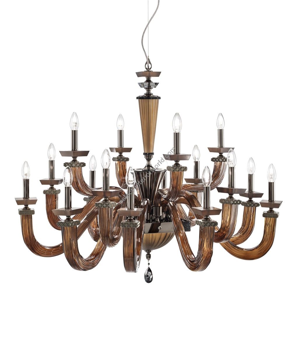 Euroluce Lampadari / Chandeliers / Desiderio L8+4+4 Brown