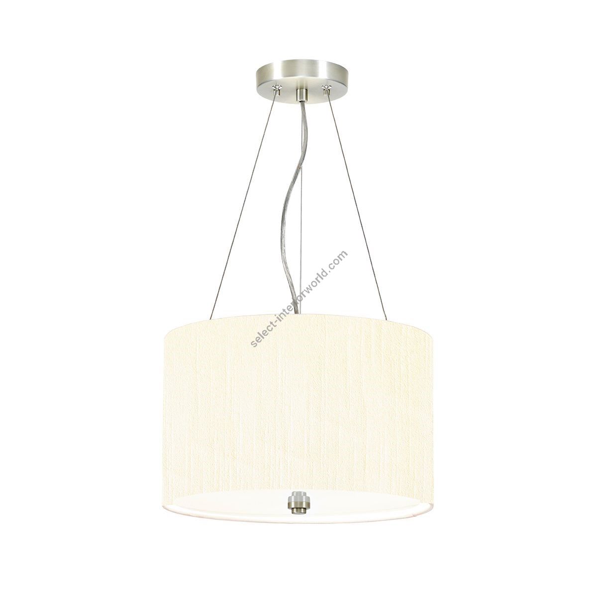 Elstead Lighting / Pendants & Suspension Lights / Pearce 14 Polished Chrome with Ivory Shade
