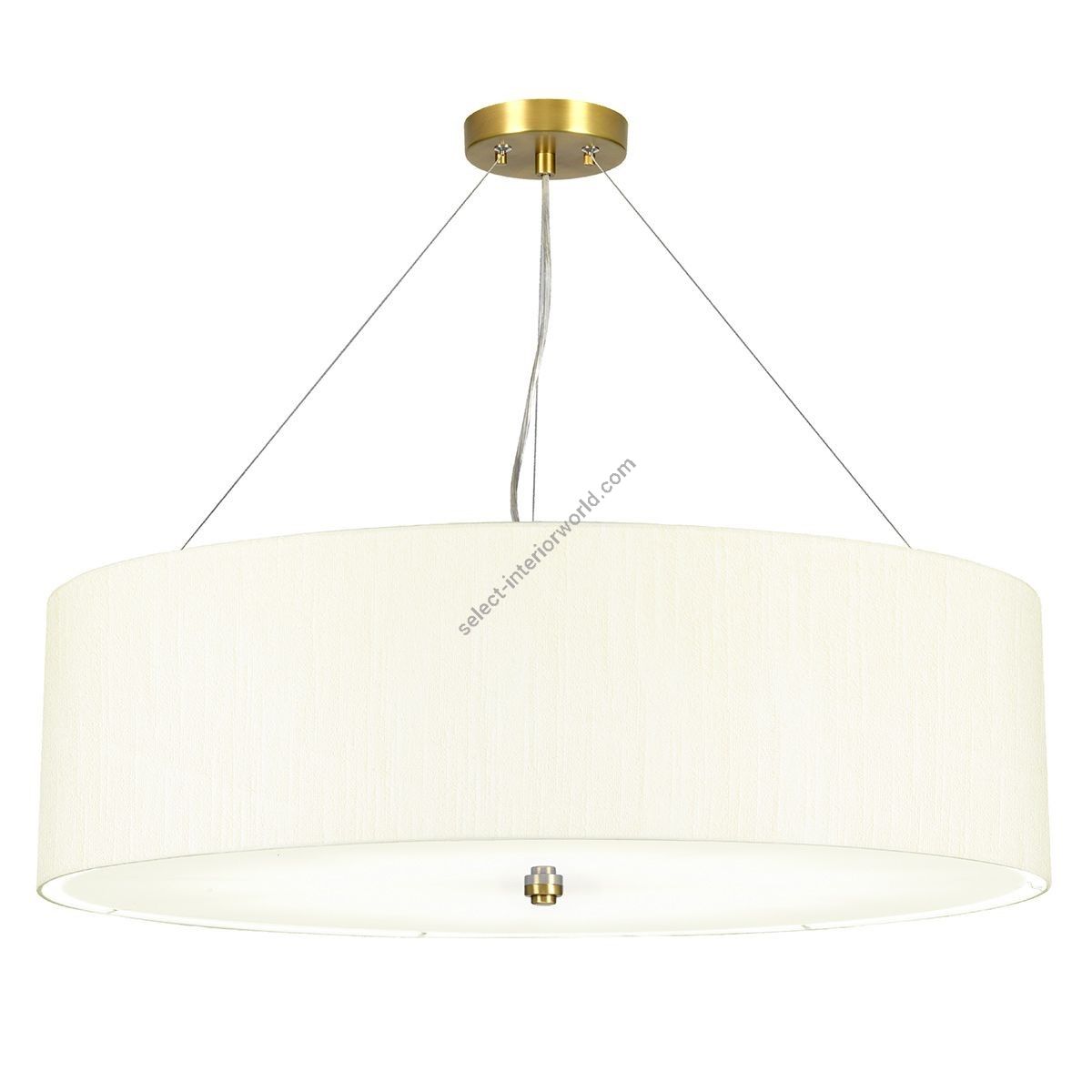 Elstead Lighting / Pendants & Suspension Lights / Pearce 30 Aged Brass with Ivory Shade