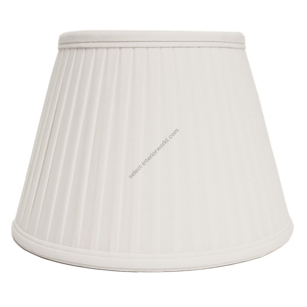 Elstead Lighting / Lampshades / 10 Cotton Fine Pencil Pleat Ivory 25 cm