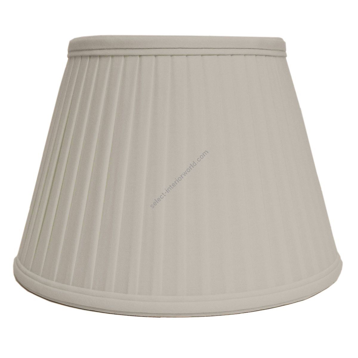 Elstead Lighting / Lampshades / 10 Cotton Fine Pencil Pleat Oyster 25 cm