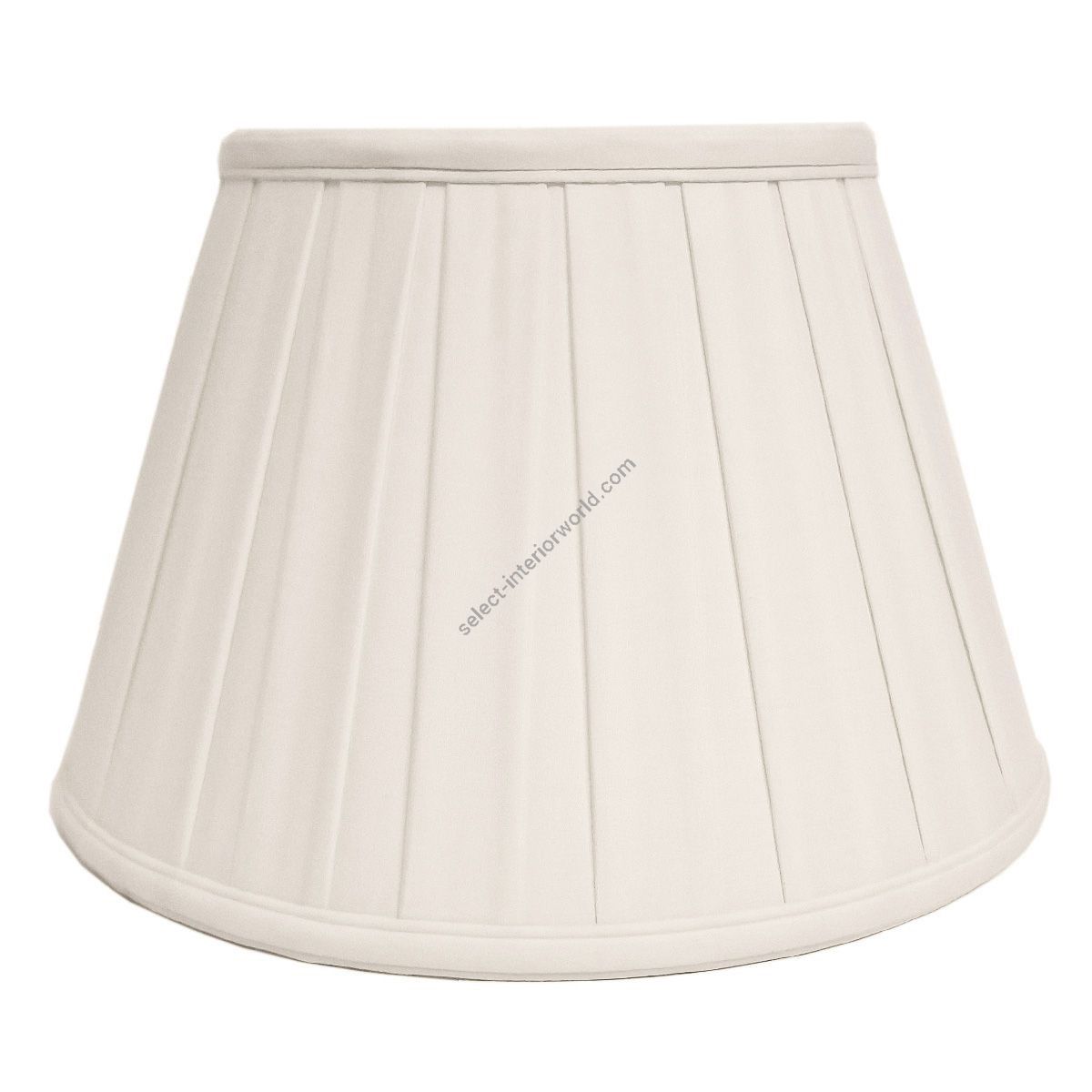 Elstead Lighting / Lampshades / 12 Cotton Box Pleat Ivory 30 cm