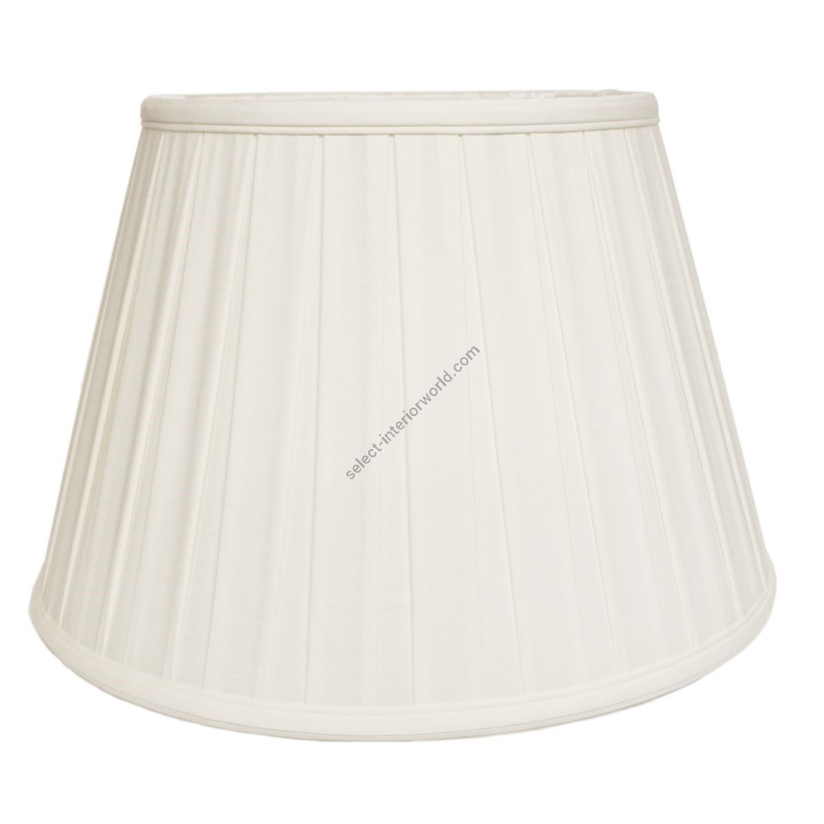 Elstead Lighting / Lampshades / 14 Cotton Box Pleat Ivory 35 cm